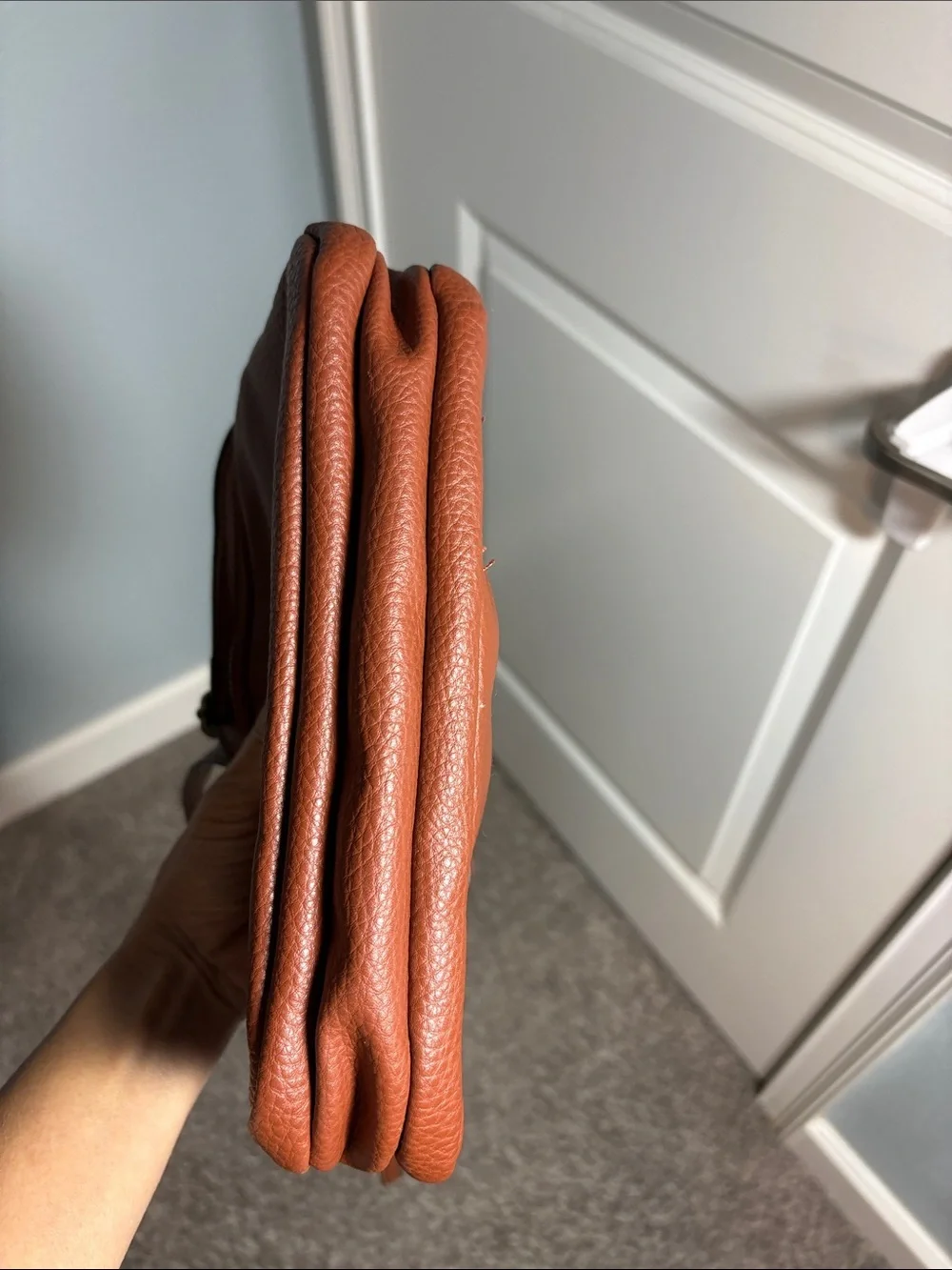 Canyon River Blues Brown Leather Crossbody Bag